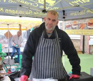 Paul on his stall