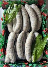 wild garlic sausages